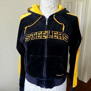 Pittsburgh Steelers Velour Hoodie Jacket